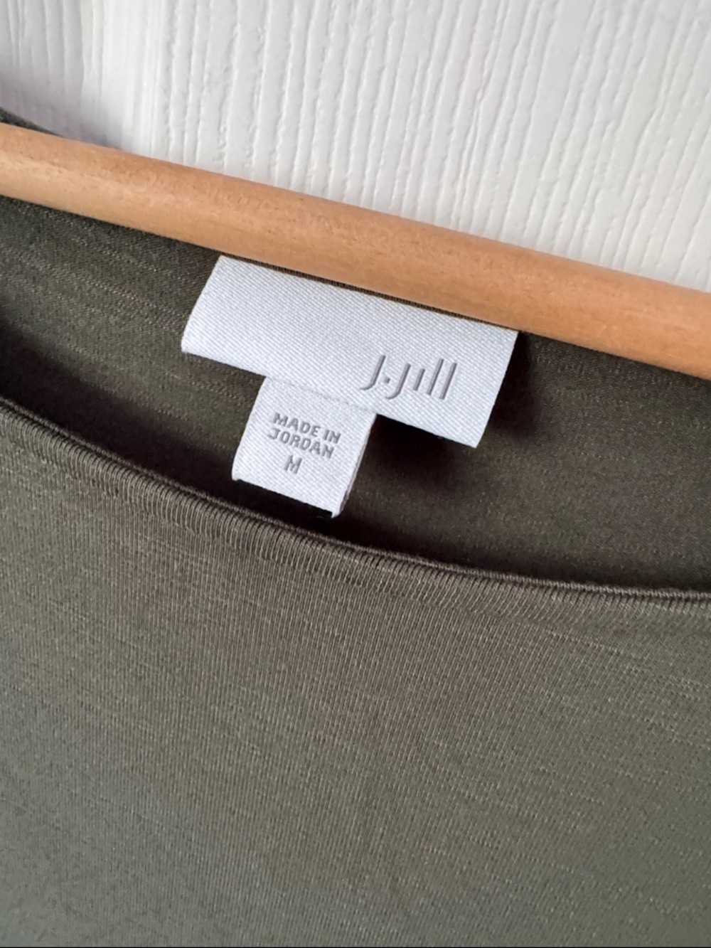 J. Jill Olive Green Short-Sleeve Maxi Dress - Picture 3 of 6
